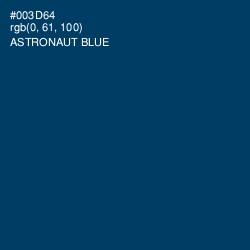 #003D64 - Astronaut Blue Color Image